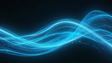 abstract blue energy wave