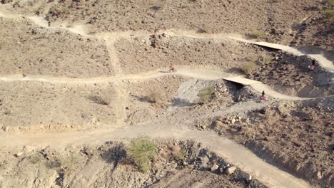 Aerial-of-a-biker-for-a-Race