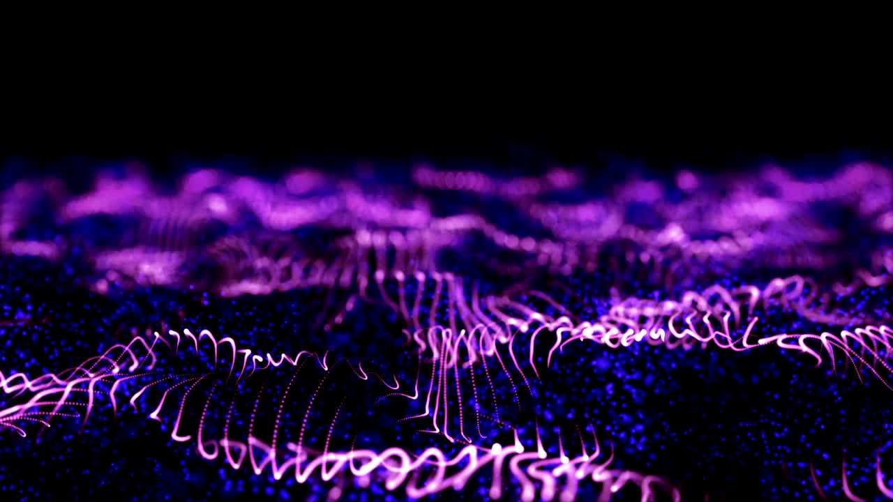 Animated audio spectrum in 4K