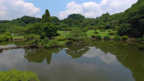 Pfanne,-Blick-Auf-Den-Teich-Im-Yoyogi-Park