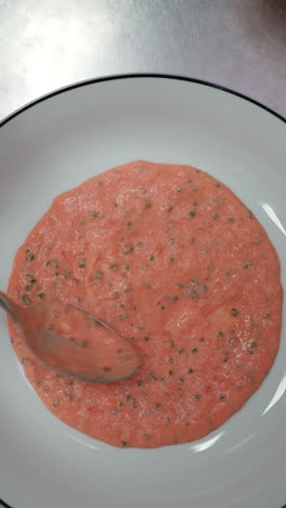pink sauce and stuffed peppers