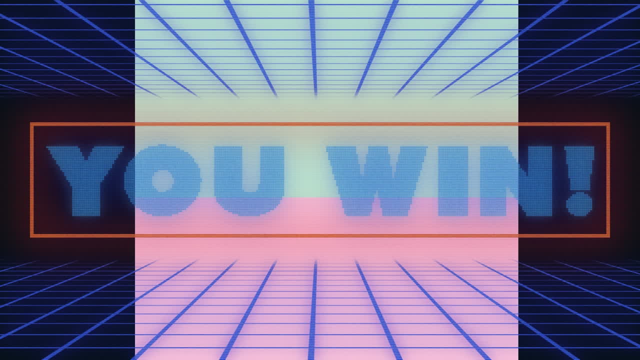 검은색 배경의 모양 위에 텍스트를 이기는 애니메이션