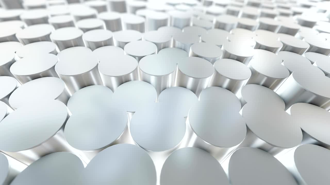 추상 라운드 4k 배경 무작위 모션, 3d 어두운 애니메이션