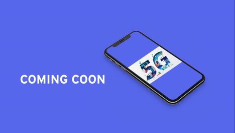 5g coming soon mobile gif animation blue