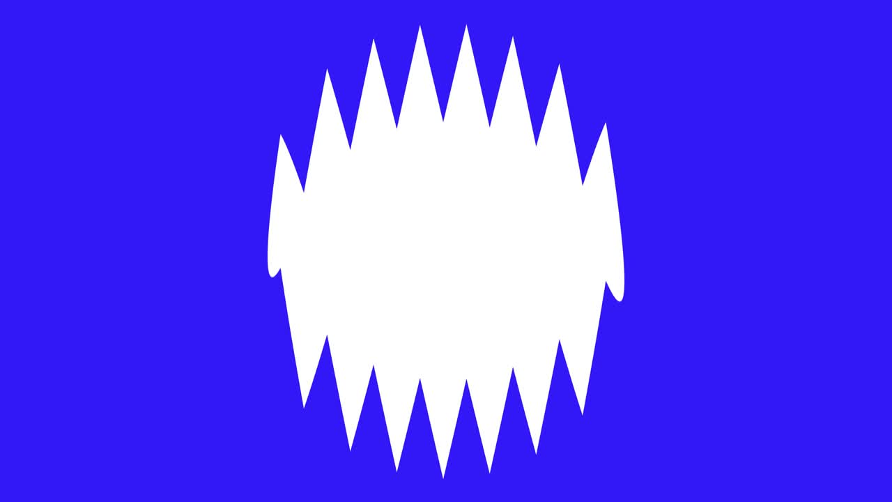 은 파동 삼각 루프 재료 애니메이션 모션 그래픽