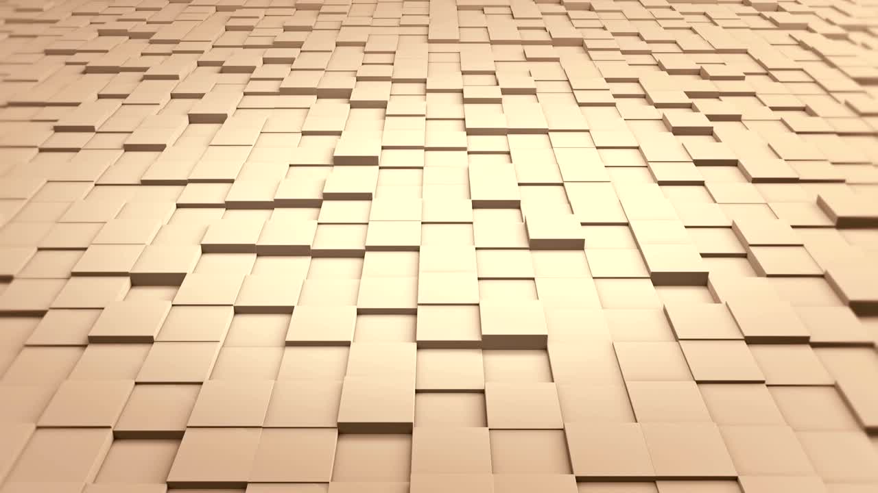 azulejos cubos bucle fondo 4k - color cálido limpio - vista 02