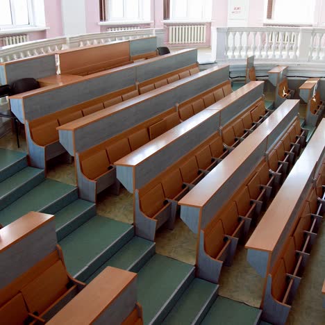 class lecture room interior view