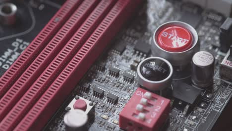start and reset button inside a pc
