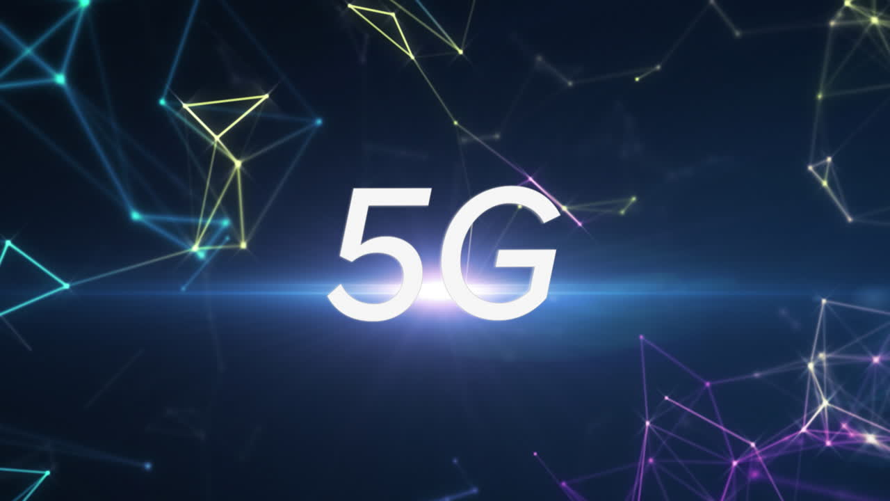 tecnologia 5g animazione 4k