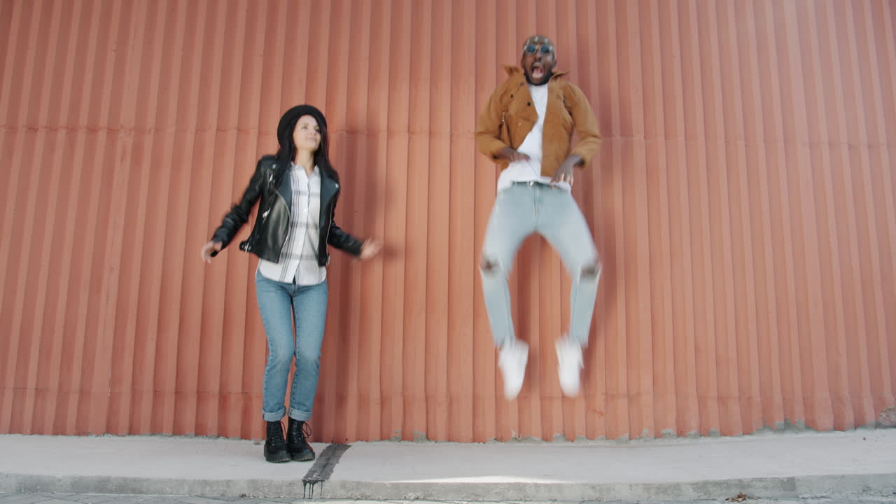Couple Dancing in the Street