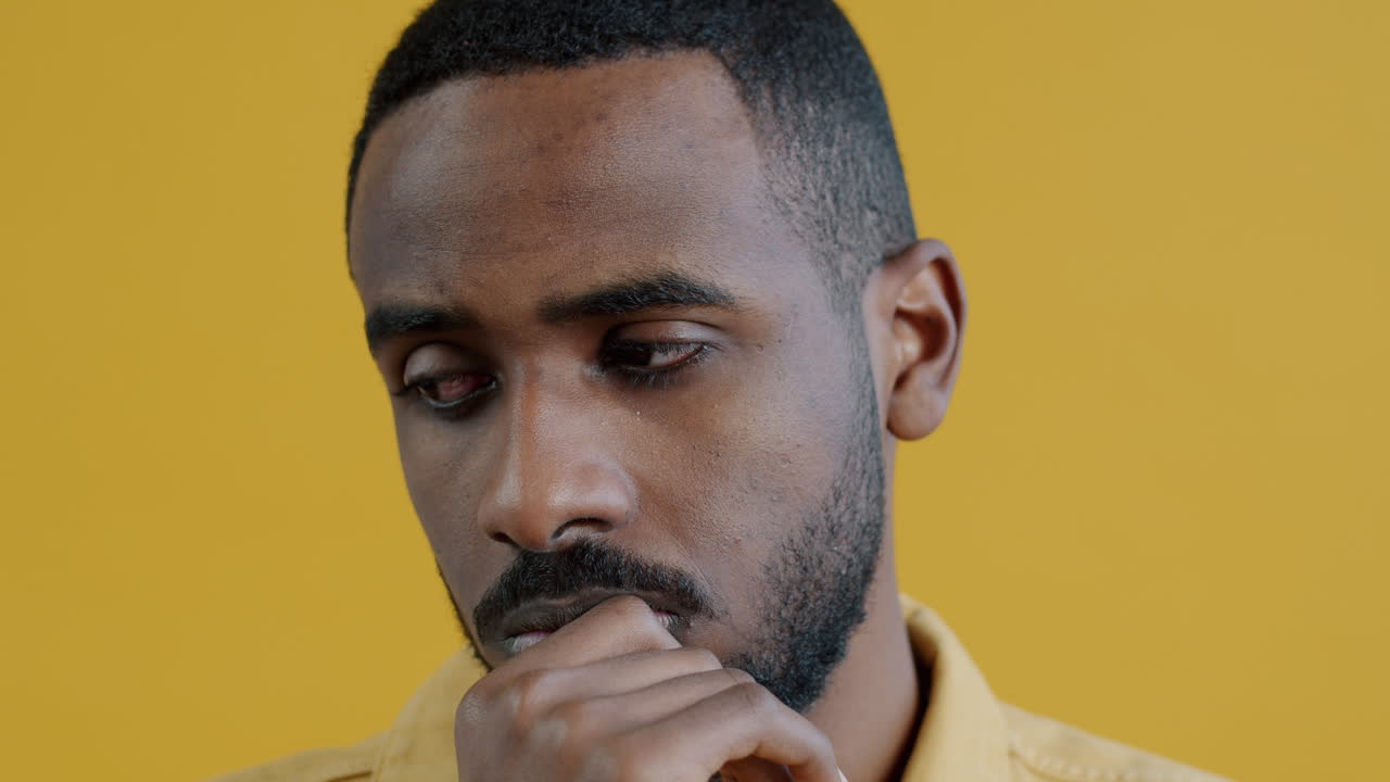 Thoughtful Man Portrait