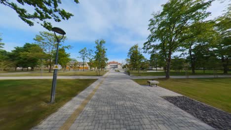 the palace of culture in naujoji akmene, lithuania