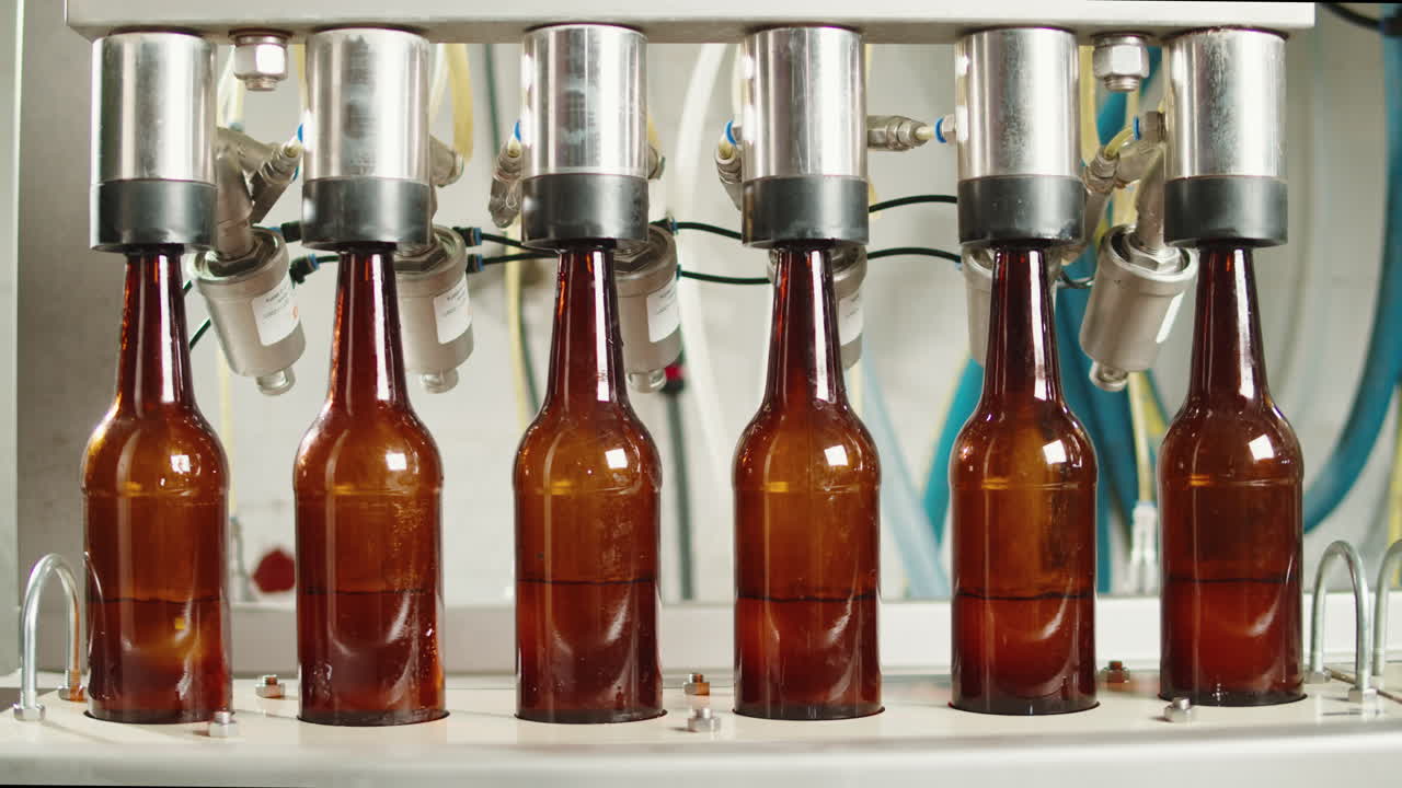 línea automatizada de embotellado de cerveza