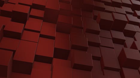 cajas, rojas, cubo, rotura, aviones, cuadrícula, abstractas