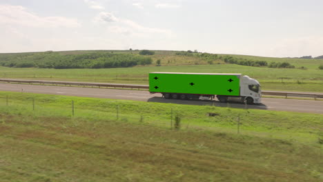 truck on highway