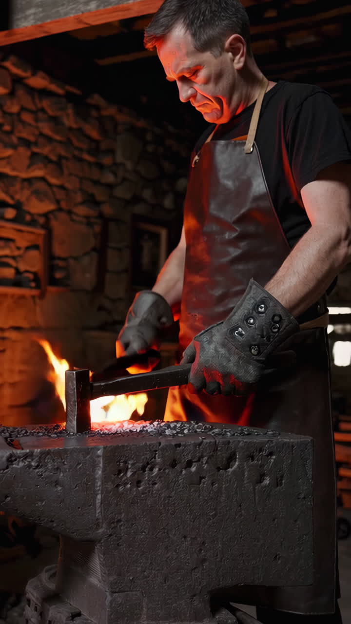 herrero en el trabajo