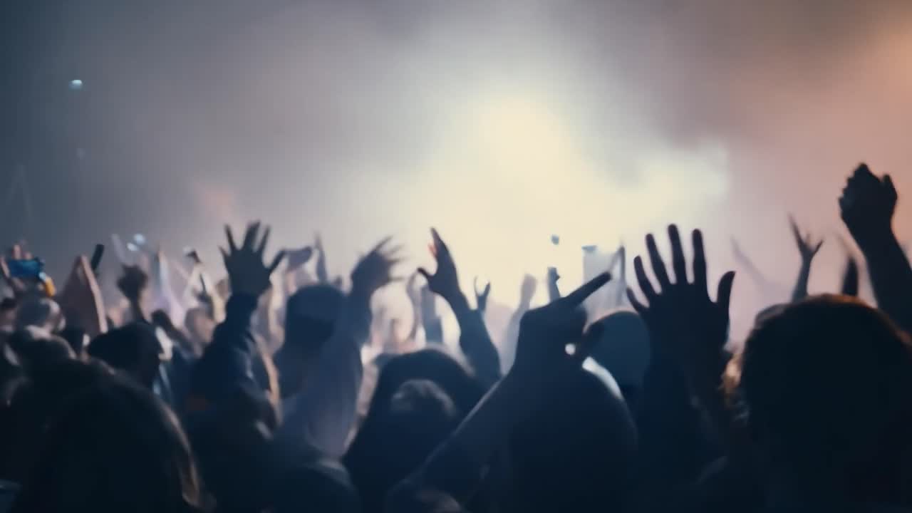 una gran multitud de personas en un concierto