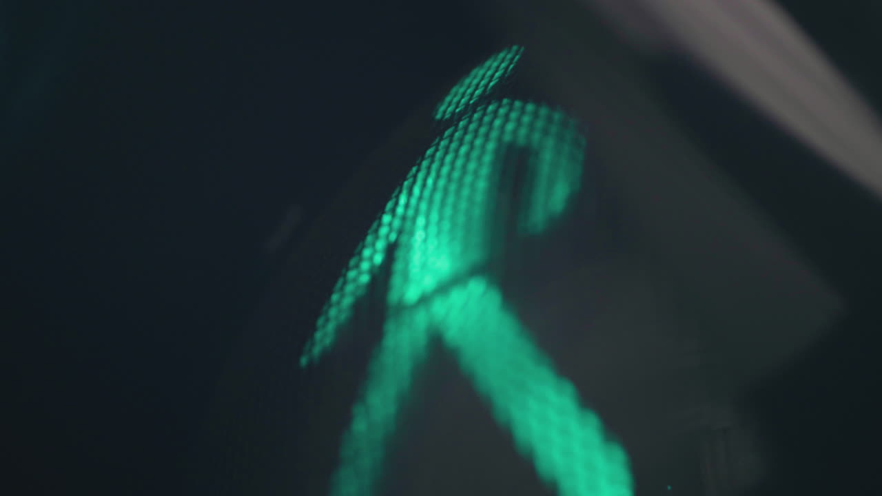 Green Pedestrian Light