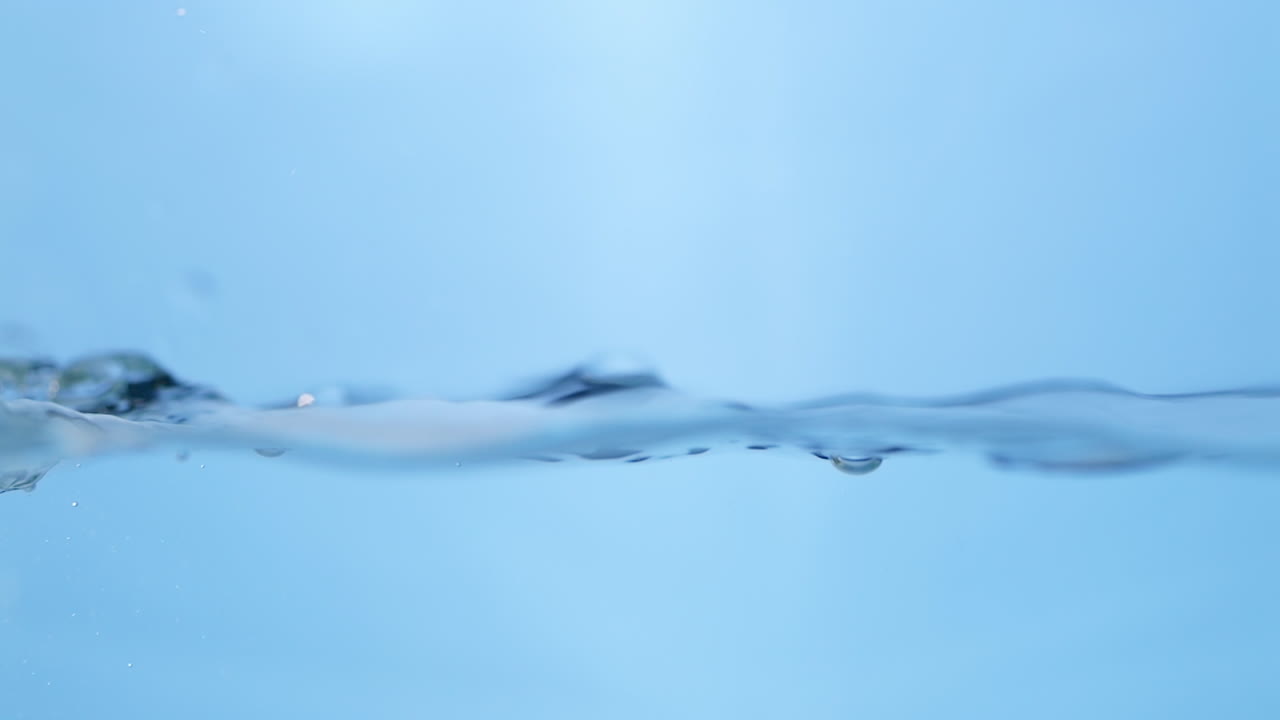 물 거품이 터지는 추상적인 모습