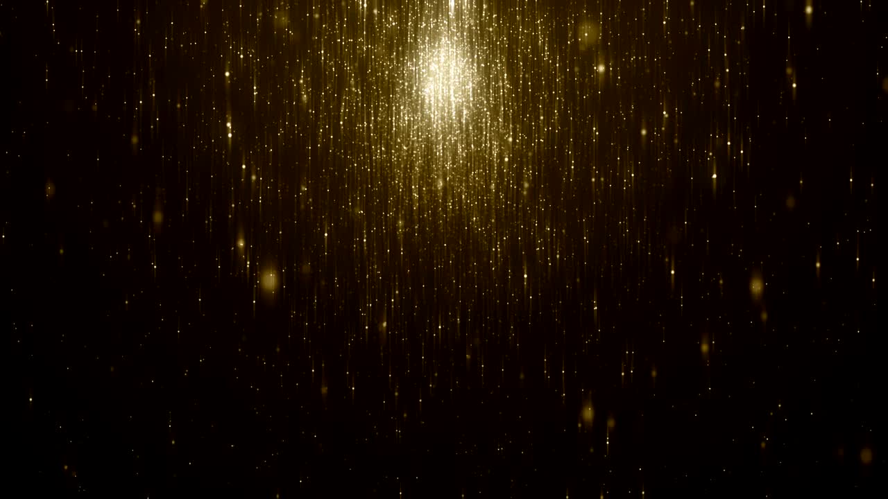 입자 금 반이는 보케상 먼지 추상적인 배경 루프