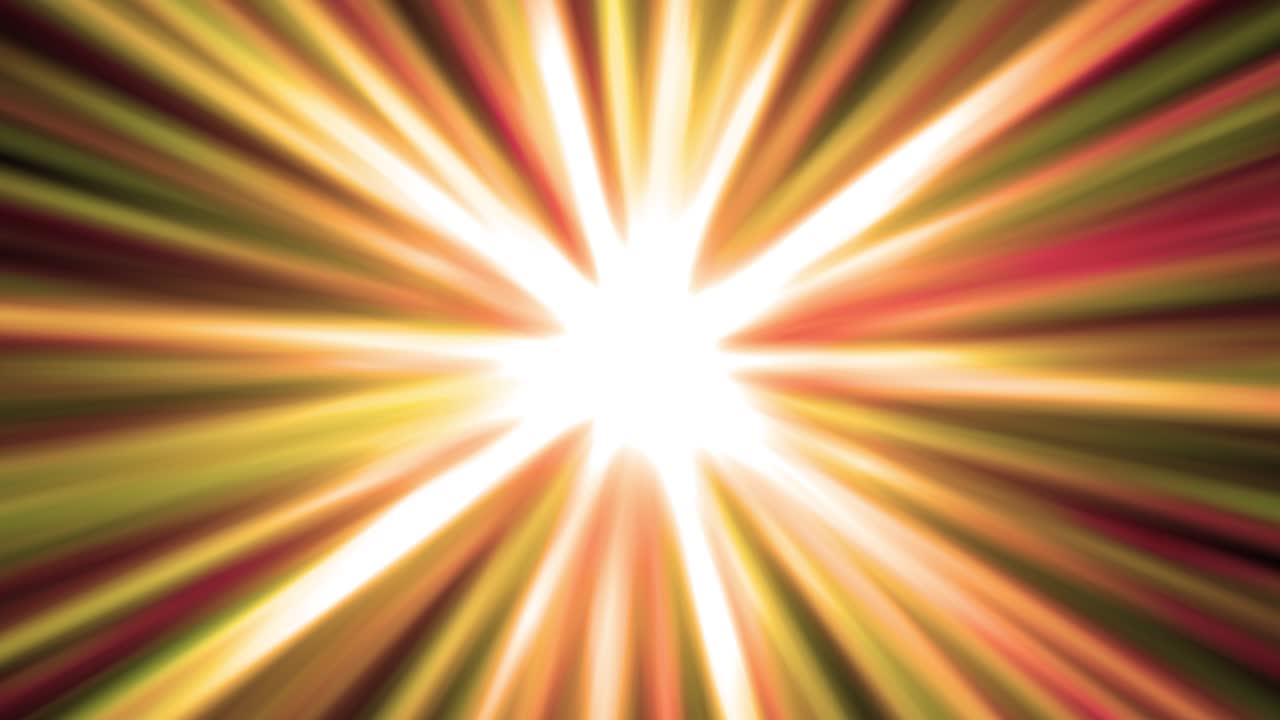 rayo de luz del sol bucle gráfico vj