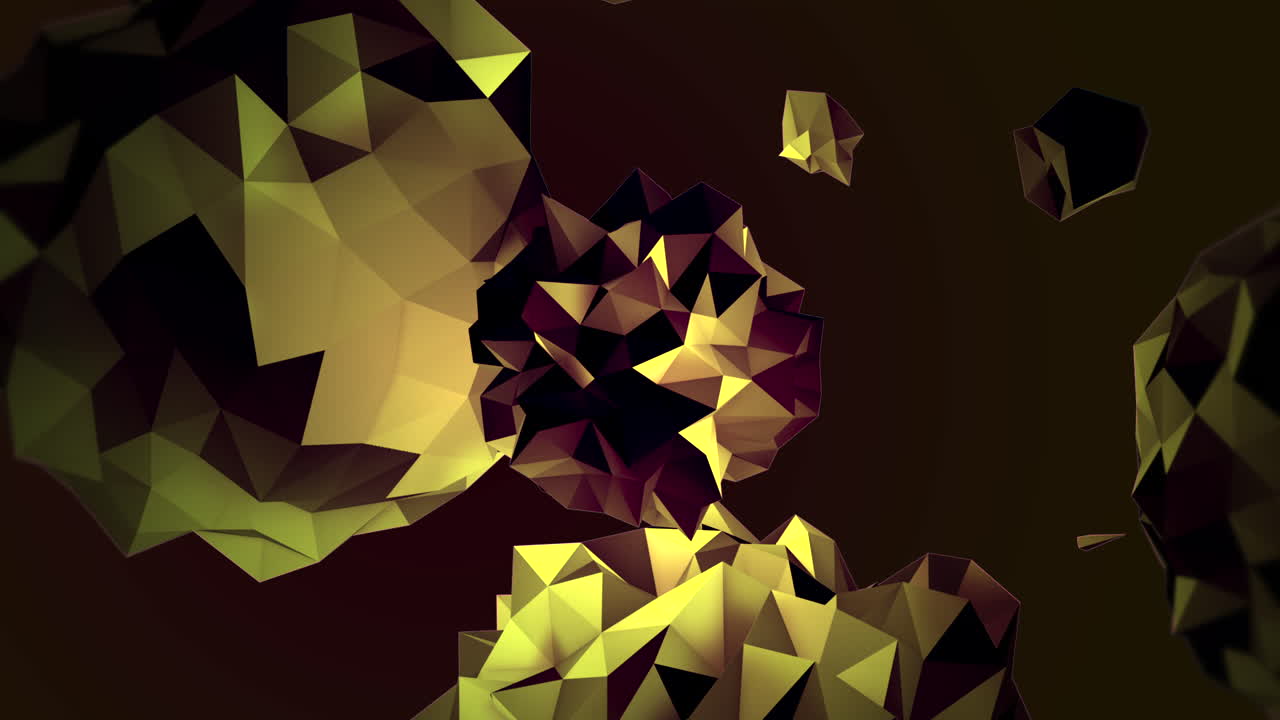 orbe líquido futurista de gradiente amarillo en una galaxia negra oscura