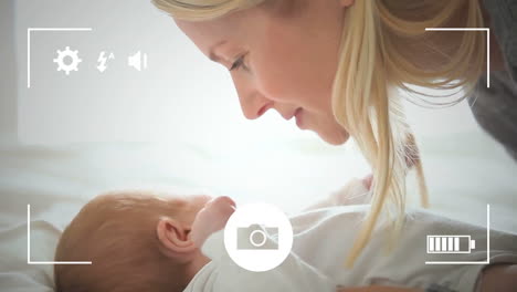 Fotografieren-Der-Familie-Mit-Einer-Digitalkamera