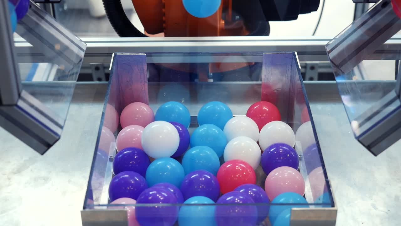 robot que clasifica las bolas de colores