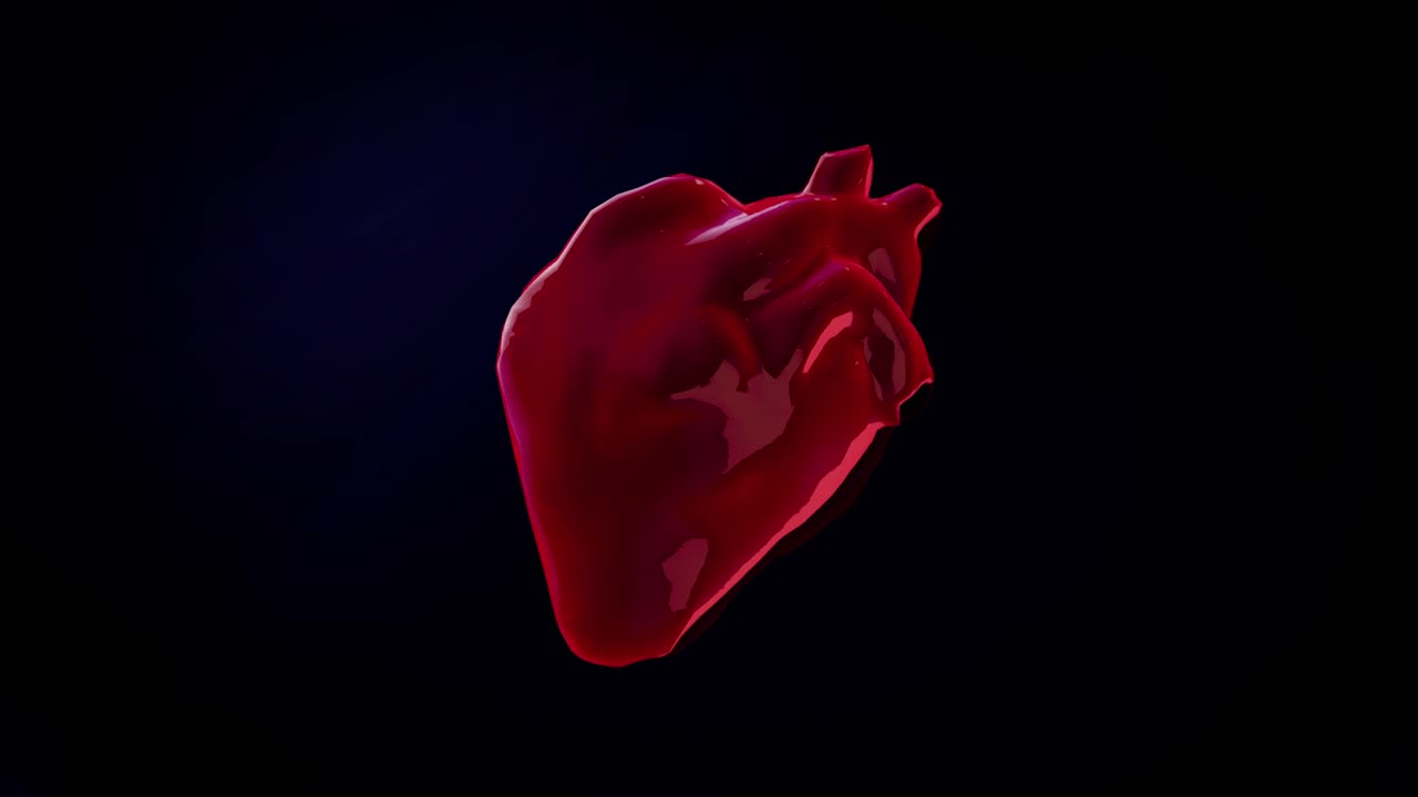 corazón renderizado en 3d