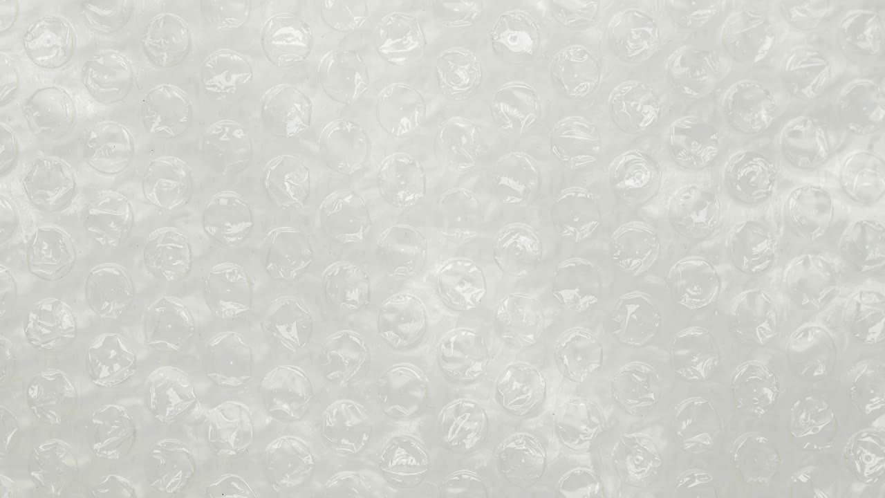 el movimiento de parada. textura animada de polietileno.