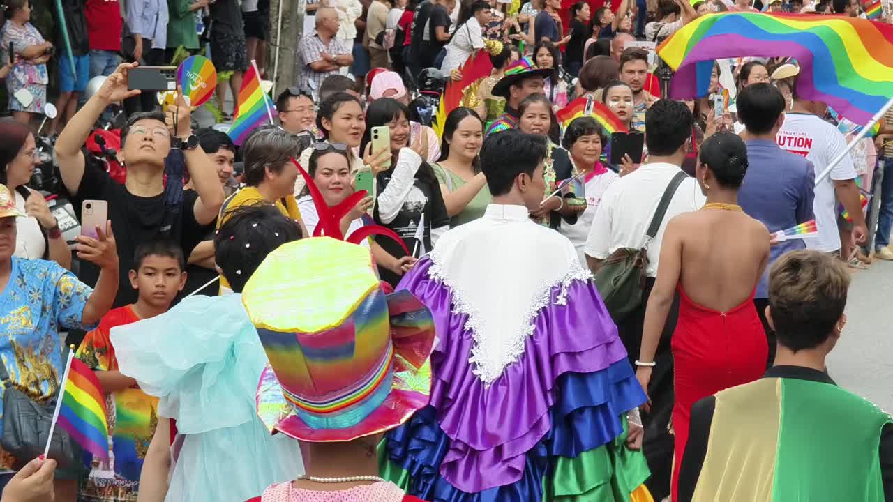 celebración del desfile del orgullo lgbtq+
