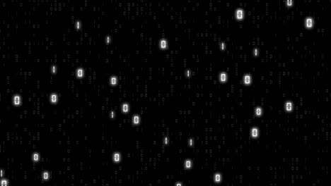 abstract background with binary code