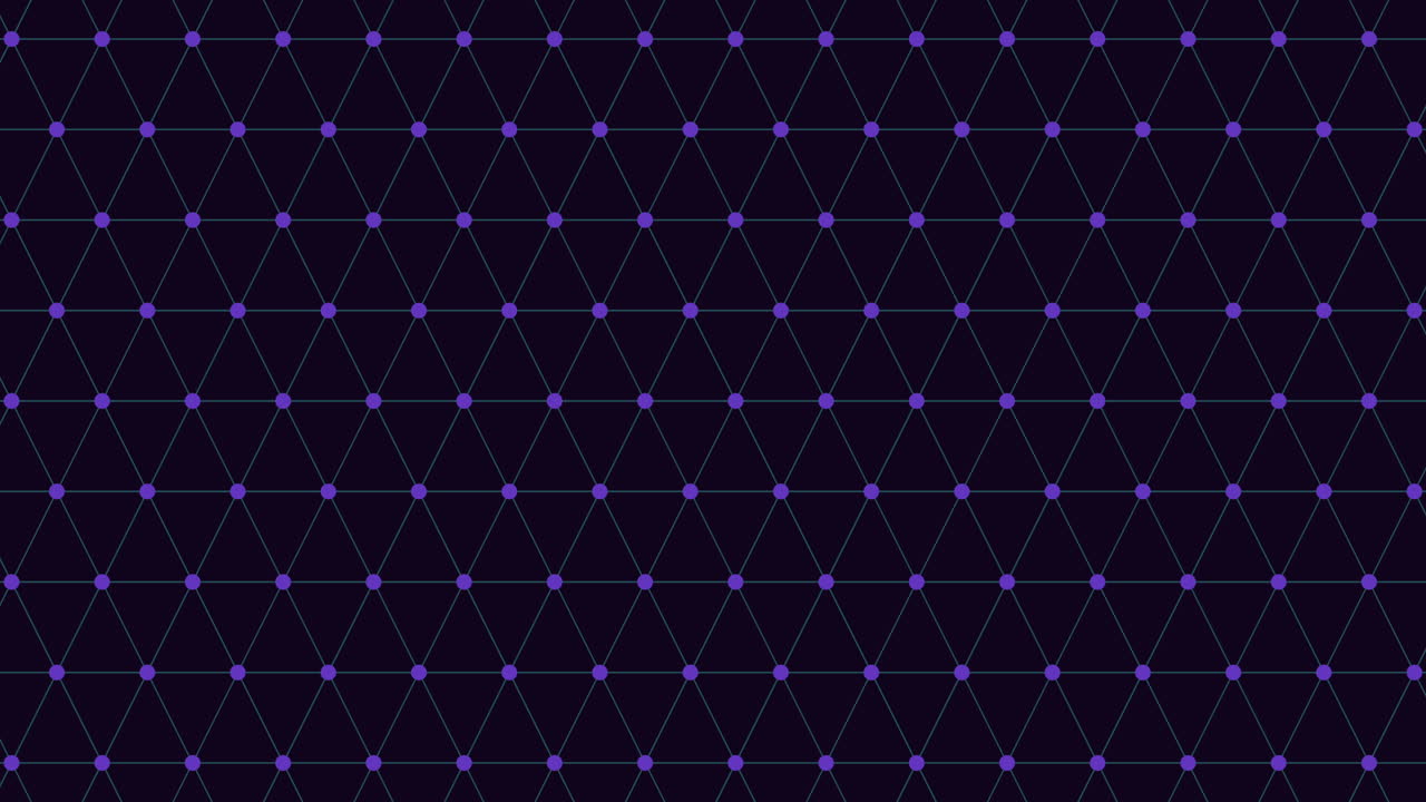 Dynamic triangular patterns in black and green