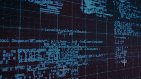 animazione dell'elaborazione dei dati sullo sfondo della marina