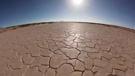 dried, cracked earth landscape