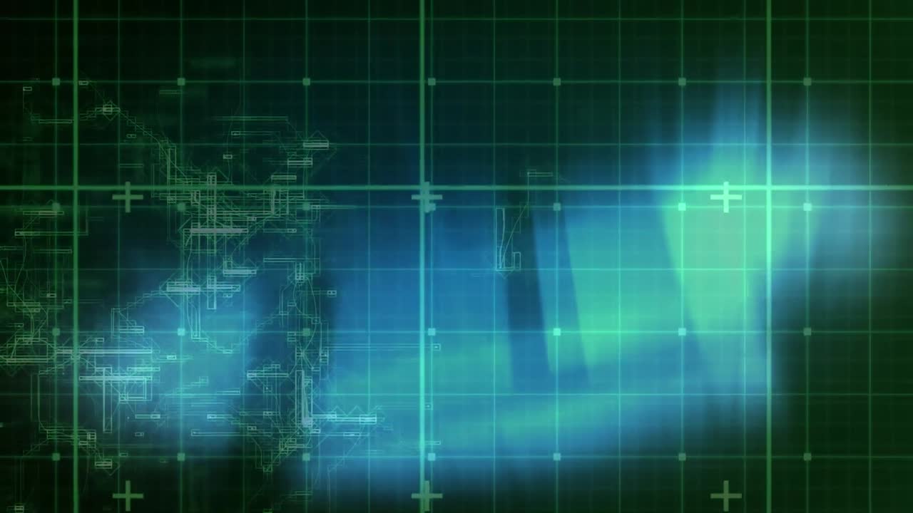 검은색 배경에 있는 사각형의 애니메이션