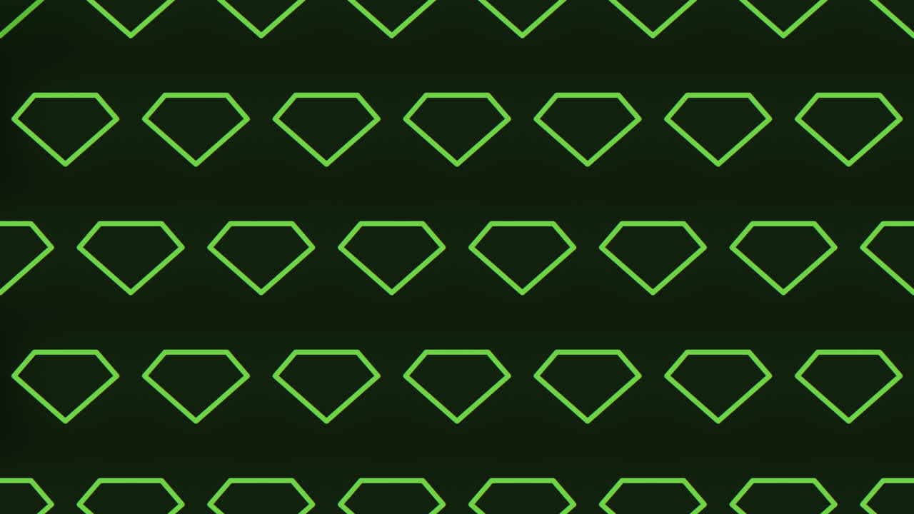 A visually striking image featuring a pattern of black and green diamonds, creating a vibrant and eye-catching design