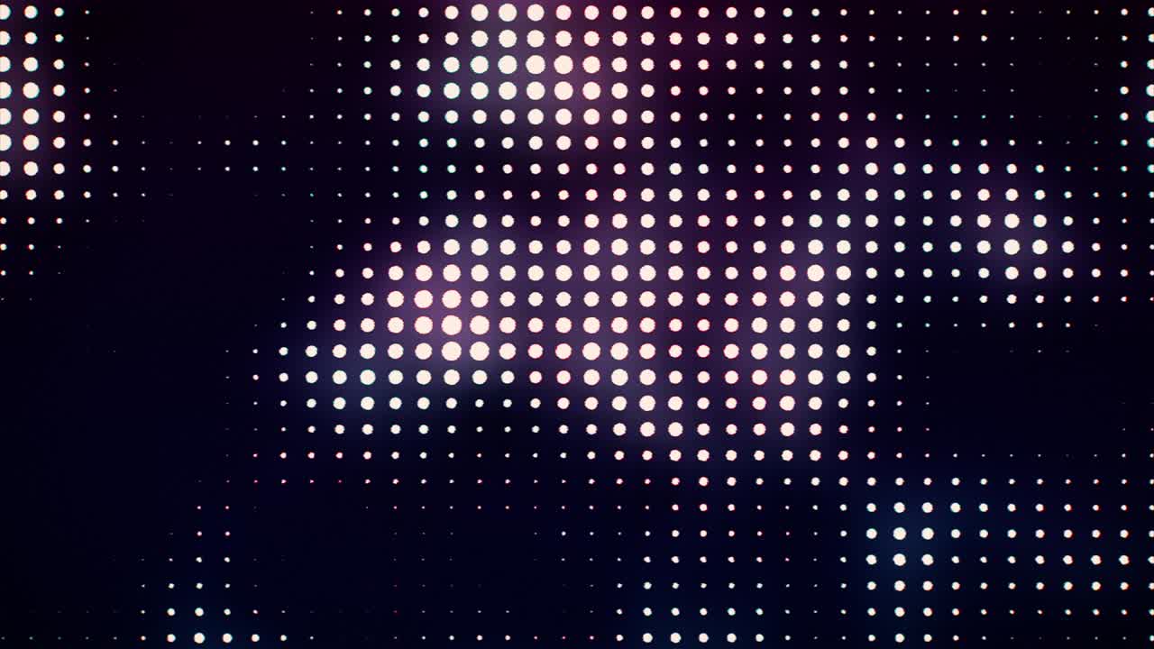 Abstract Noise Glitch Dots Loop