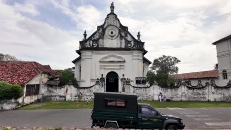 historic dutch church in galle, sri lanka