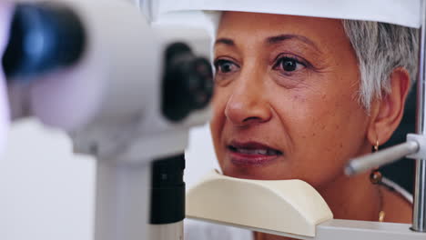 Optometry,-eyesight-and-eye-test-for-senior-woman