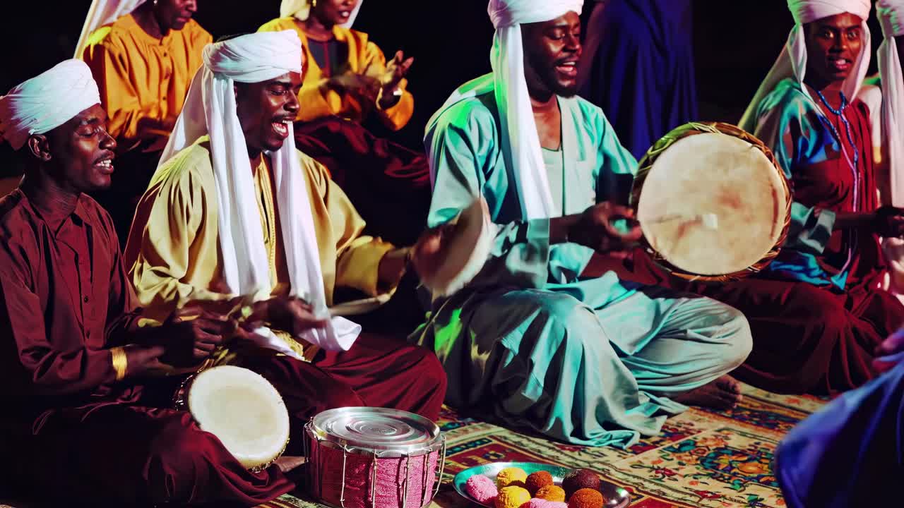 actuación de música y danza africana