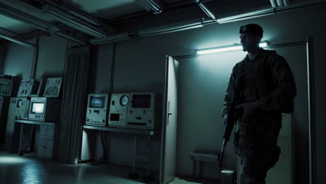 military operation in a cold war-era underground facility