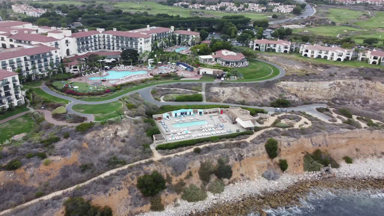 rancho palos verdes, california por drone