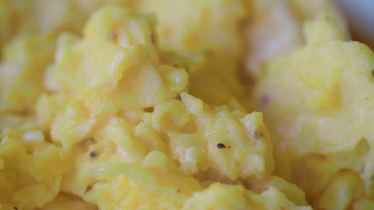 Close-up of Scrambled Eggs