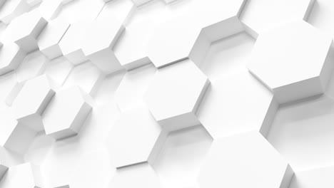 tecnología de movimiento de fondo de patrón hexagonal
