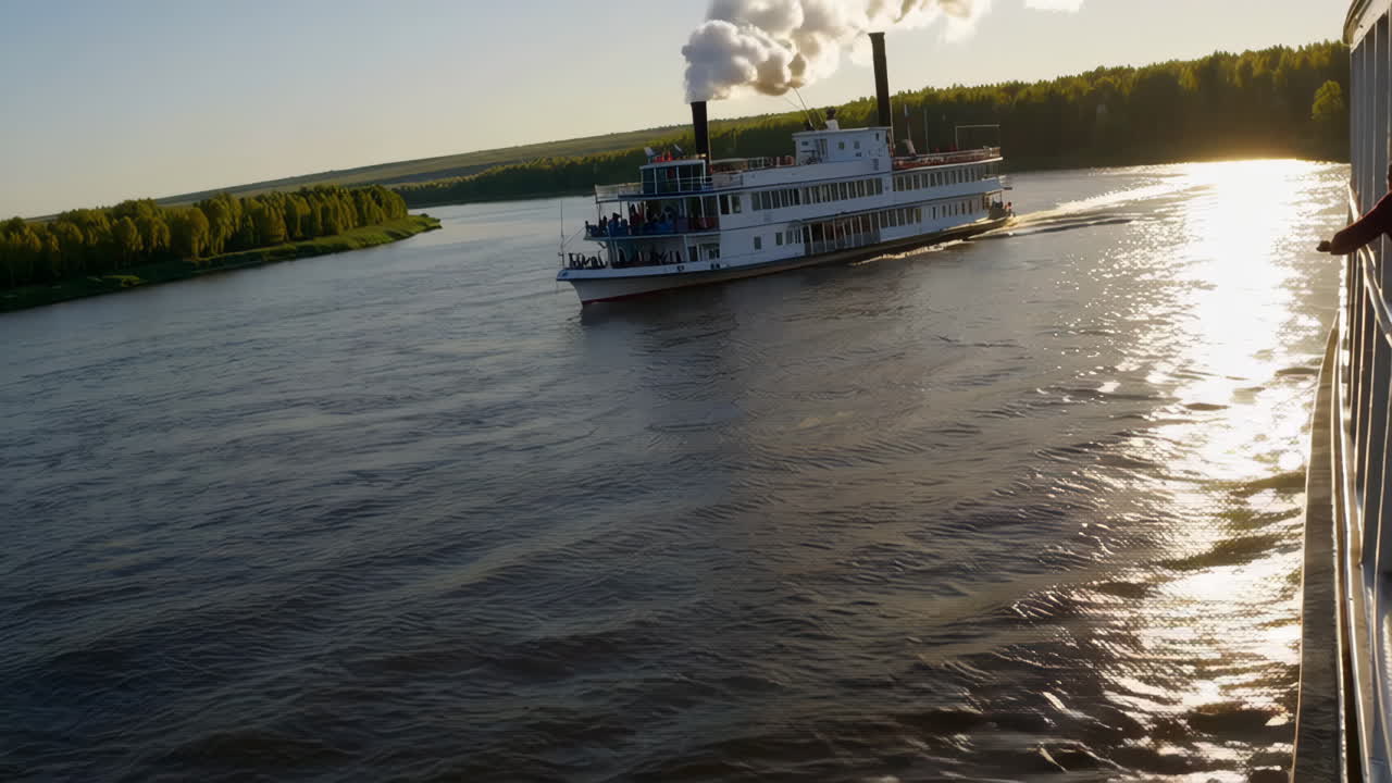 Riverboat Cruise on a Scenic River
