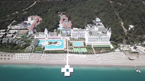 luxury resort aerial view