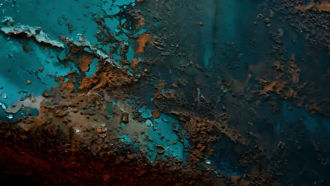 rusty metal surface with peeling paint