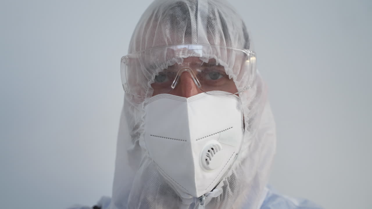 profesional médico con equipo de protección