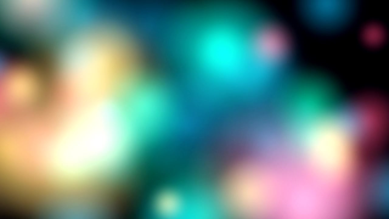 Abstract Background with Soft Glowing Colorful Bokeh Lights